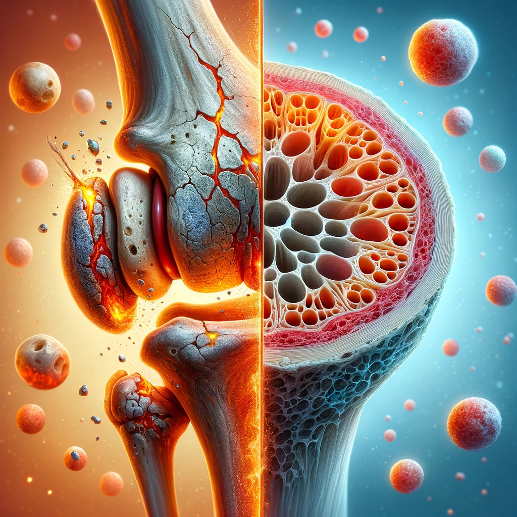 What is worse, osteoarthritis or osteoporosis